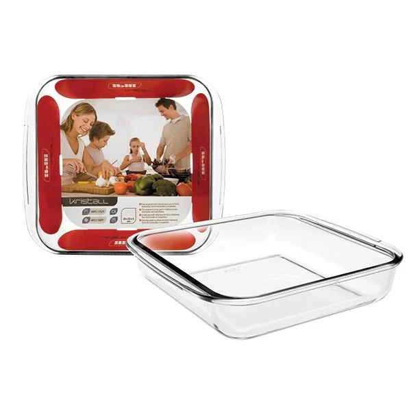 Ibili Plat En Verre Kristall Carré 25 Cm 3 Ibili Plat En Verre Kristall Carré 25 Cm