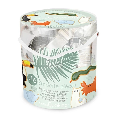 Seau 16 Découpoirs Wild 3 Seau 16 Découpoirs Wild