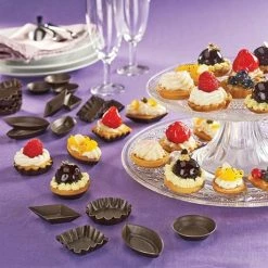30 Mini-moules à Mignardises Anti-adhésifs Qualité Professionnelle