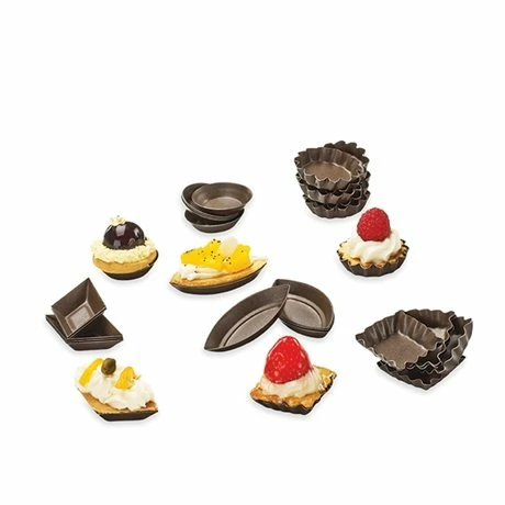 30 Mini-moules à Mignardises Anti-adhésifs Qualité Professionnelle 5 30 Mini-moules à Mignardises Anti-adhésifs Qualité Professionnelle – Image 3