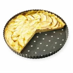Tourtière Perforée Acier Revêtu Anti-adhérent 30 Cm -de Buyer Soldes Magasin 54106 3 7 Tourtiere perforee acier revetu anti adherent 30 cm Mathon