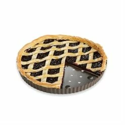 Tourtière Perforée Acier Revêtu Anti-adhérent 30 Cm -de Buyer Soldes Magasin 54106 4 7 Tourtiere perforee acier revetu anti adherent 30 cm Mathon