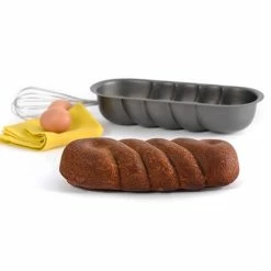 Moule à Brioche Torsade En Acier Revêtu