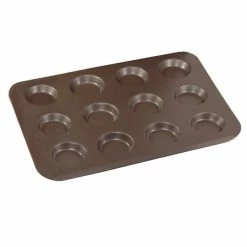 Plaque Anti-adhérente 12 Mini-tartelettes