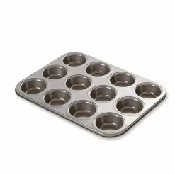 Plaque 12 Muffins Acier Revêtement Antiadhérent 35,5 Cm -de Buyer Soldes Magasin 544003 2 3 Plaque 12 muffins acier revetement antiadherent 35 5 cm Mathon