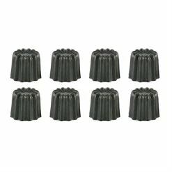Patisse Lot De 8 Moules à Canelés En Aluminium Anti-adhésif 4,5cm