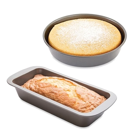 Lot Moule à Manqué Rond 23 Cm Et Moule à Cake 25 Cm Acier Revêtement Antiadhérent 3 Lot Moule à Manqué Rond 23 Cm Et Moule à Cake 25 Cm Acier Revêtement Antiadhérent