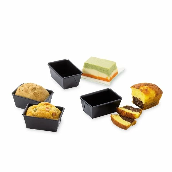 Patisse 4 Mini-moules à Cakes 3 Patisse 4 Mini-moules à Cakes