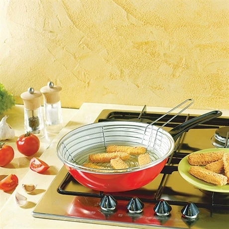 Poêle à Friture 26,5 Cm Avec Panier-égouttoir 6 Poêle à Friture 26,5 Cm Avec Panier-égouttoir – Image 4