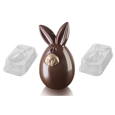 Silikomart Moule à Chocolat Lucky Bunny Plastique 3 Silikomart Moule à Chocolat Lucky Bunny Plastique