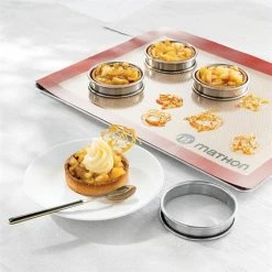 Set De 4 Cercles à Tartelette Inox 8 Cm -de Buyer Soldes Magasin 573000 2 6 Set de 4 cercles a tartelette inox 8 cm Mathon