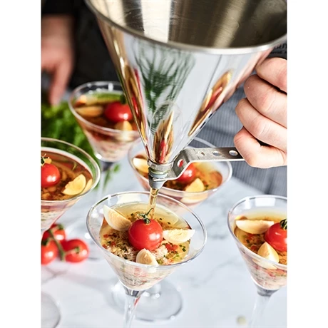 De Buyer Entonnoir à Piston Fushia 4 De Buyer Entonnoir à Piston Fushia – Image 2