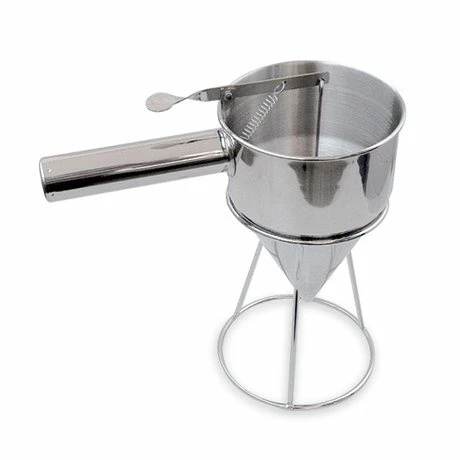 Entonnoir à Piston En Inox Avec Support 4 Entonnoir à Piston En Inox Avec Support – Image 2