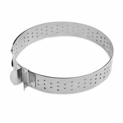 Cercle à Tarte Extensible Perforé En Inox -de Buyer Soldes Magasin 573039 3 2 Cercle a tarte extensible perfore en inox Scrapcooking