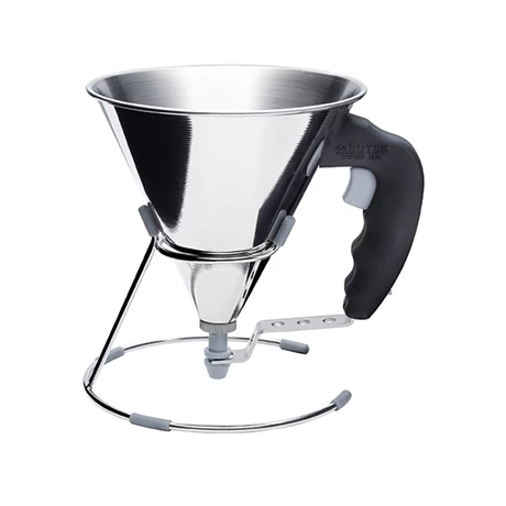 De Buyer Entonnoir à Piston Kwik Noir 3 De Buyer Entonnoir à Piston Kwik Noir