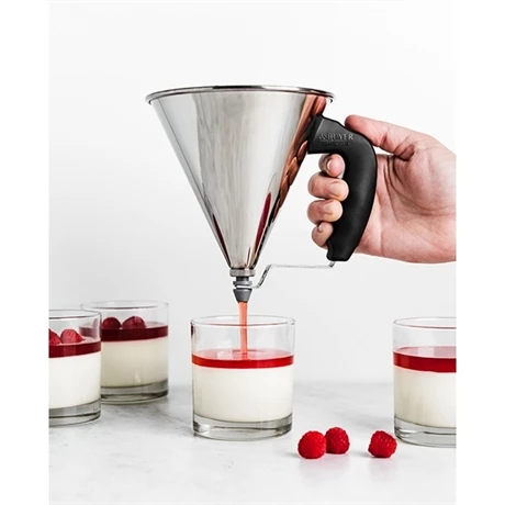 De Buyer Entonnoir à Piston Kwik Noir 6 De Buyer Entonnoir à Piston Kwik Noir – Image 4