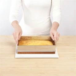Rectangle à Gâteau Extensible En Inox 25 à 46 Cm