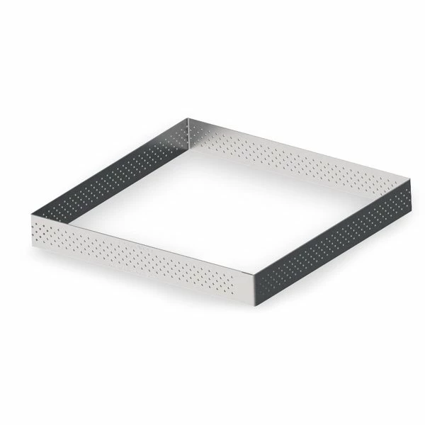 De Buyer Cercle à Tarte Carré Perforé 20 Cm 3 De Buyer Cercle à Tarte Carré Perforé 20 Cm