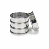 Patisse 4 Cercles à Tarte Inox 8 Cm -de Buyer Soldes Magasin 573130 0 1 4 cercles a tarte inox 8 cm Patisse