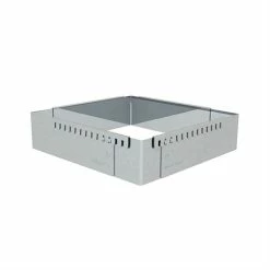 De Buyer Cadre à Entremets Rectangulaire Adaptable Inox 21,5 Cm