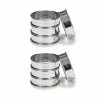 Patisse Lot De 8 Cercles à Tartes En Inox 8cm