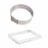 Lot Cercle Et Rectangle à Gâteau Extensibles -de Buyer Soldes Magasin 579100 0 1 Lot cercle et rectangle a gateau extensibles Mathon