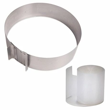 Lot Cercle Extensible En Inox Et Rouleau Bandes Pour Cercles 8 Cm 3 Lot Cercle Extensible En Inox Et Rouleau Bandes Pour Cercles 8 Cm