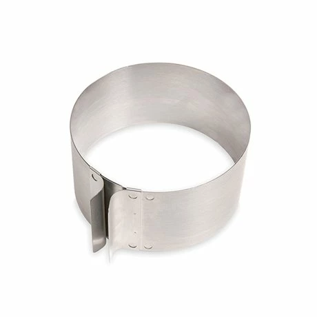 Lot Cercle Extensible En Inox Et Rouleau Bandes Pour Cercles 8 Cm 4 Lot Cercle Extensible En Inox Et Rouleau Bandes Pour Cercles 8 Cm – Image 2