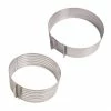 Lot Cercle à Trancher Et Cercle à Gâteau Extensibles Inox -de Buyer Soldes Magasin 57997 0 1 Lot cercle a trancher et cercle a gateau extensibles inox Mathon