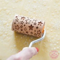 3 Mini Rouleaux Empreintes En Bois Interchangeables -de Buyer Soldes Magasin 580018 3 3 3 mini rouleaux empreintes en bois interchangeables Scrapcooking