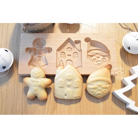 Moule Bois Biscuits Fourrés Noël 6 Moule Bois Biscuits Fourrés Noël – Image 4