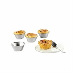 Lot 8 Moules Originaux à Pastéis De Nata - Flans Portugais -de Buyer Soldes Magasin 59902 1 1 Lot 8 moules originaux a Pasteis de Nata flans portugais Artame