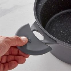 Set De 2 Maniques Grises En Silicone -de Buyer Soldes Magasin 601201 2 4 Set de 2 maniques grises en silicone Inoxriv