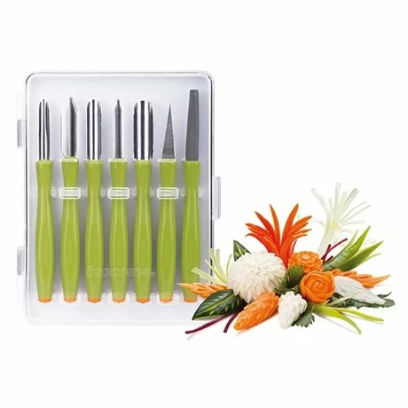 Set à Sculpter Pour Fruits Et Légumes Presto Carving 3 Set à Sculpter Pour Fruits Et Légumes Presto Carving