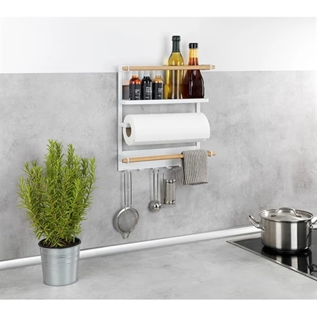 Étagère De Cuisine Magnétique Blanche 5 Étagère De Cuisine Magnétique Blanche – Image 3