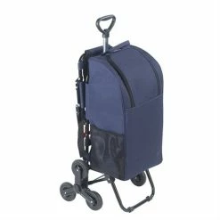 Chariot De Courses Avec Siège Bleu