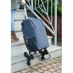 Chariot De Courses Avec Siège Bleu -de Buyer Soldes Magasin 604011 3 4 Chariot de courses avec siege bleu Wenko by Maximex