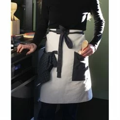 Tablier De Cuisine En Coton -de Buyer Soldes Magasin 606099 2 1 Tablier de cuisine en coton Pebbly