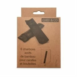 Set De 6 Bâtons De Charbon De Bambou Purificateur D'eau Taille L -de Buyer Soldes Magasin 607336 2 1 Set de 6 batons de charbon de bambou purificateur d eau taille L