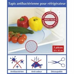 3 Tapis Antibactériens Pour Réfrigérateur -de Buyer Soldes Magasin 60766 3 2 3 Tapis antibacteriens pour refrigerateur Wenko by Maximex