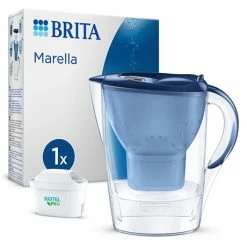 Carafe Filtrante Marella Bleue 2,4 L Et Filtre Maxtra Pro -de Buyer Soldes Magasin 608024 1 2 Carafe filtrante Marella bleue 2 4 L et filtre Maxtra Pro Brita france