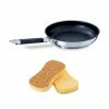 Set Poêle Anti-adhérente Rapid Cook 24 Cm Et 2 éponges Végétales