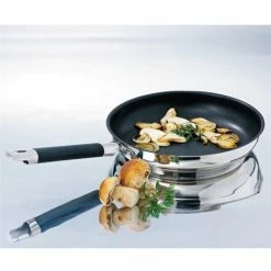 Set Poêle Anti-adhérente Rapid Cook 24 Cm Et 2 éponges Végétales -de Buyer Soldes Magasin 609167 2 1 Set poele anti adherente Rapid Cook 24 cm et 2 eponges vegetales Mathon