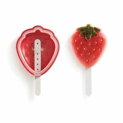 Lekue 4 Moules à Glace Fraise Empilables