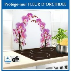 Protection Murale En Verre Orchidée 5 Protection Murale En Verre Orchidée -de Buyer Soldes Magasin 62347 1 1 Protection murale en verre Orchidee Wenko by Maximex