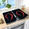 Set De 2 Couvre Plaques Protection Motifs Piments -de Buyer Soldes Magasin 62352 0 4 Set de 2 couvre plaques protection motifs Piments Wenko by Maximex