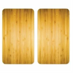 Devant -de Buyer Soldes Magasin 62382 1 4 2 couvre plaques protection motifs bois Wenko by Maximex