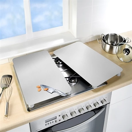 Set De 2 Couvres Plaques Argent 30 X 52 Cm 3 Set De 2 Couvres Plaques Argent 30 X 52 Cm