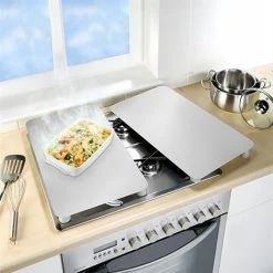 Set De 2 Couvres Plaques Argent 30 X 52 Cm 8 Set De 2 Couvres Plaques Argent 30 X 52 Cm -de Buyer Soldes Magasin 628009 2 4 Set de 2 couvres plaques argent 30 x 52 cm Wenko by Maximex