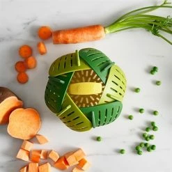 Joseph Joseph Panier Vapeur Pliable - Vert -de Buyer Soldes Magasin 650119 2 1 Panier vapeur pliable Vert Joseph Joseph